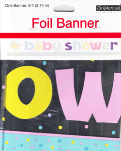 291201-Baby Shower Foil Banner
