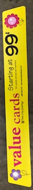 POPDVC-Divider Value Card Signage