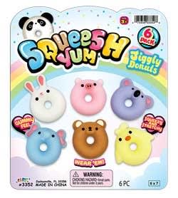 R04 B17-3352 Jiggly Donut Rings