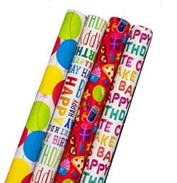 Wholesale Birthday Gift Wrap Rolls