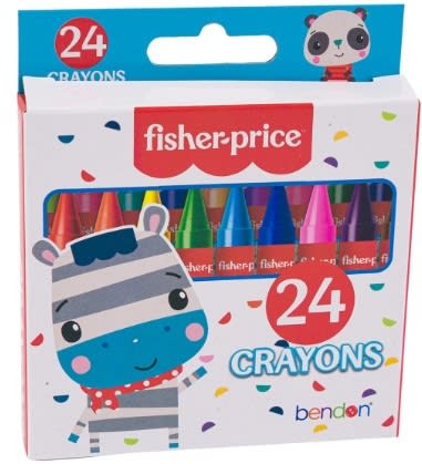 75313-Fisher-Price 24 Count Crayons