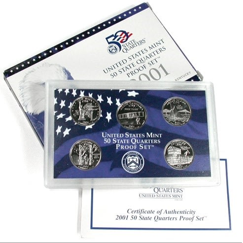 2001 State Quarter Proof Set | State Quarter Collection