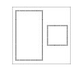 <span style="font-weight: bold;"><br><br>60421   Rectangle / Square Stencil</span>  <br><ul>
