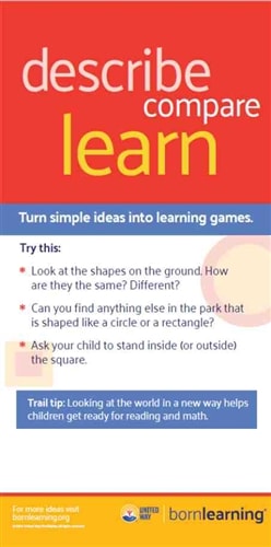 <span style="font-weight: bold;"><br><br>60557   Grow & Learn English Describe Metal Sign #9</span> <br><ul>