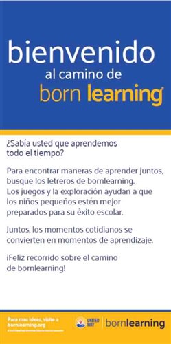 <span style="font-weight: bold;"><br><br>60613   Grow & Learn Spanish Welcome Metal Sign #1</span> <br><ul>