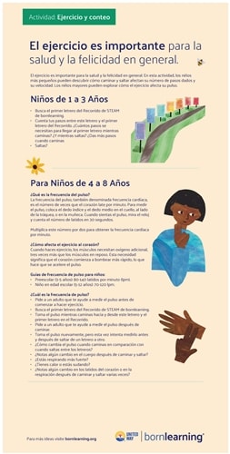 <span style="font-weight: bold;"><br><br>62115   STEAM Spanish Exercise & Counting Metal Sign #15</span>  <br><ul>