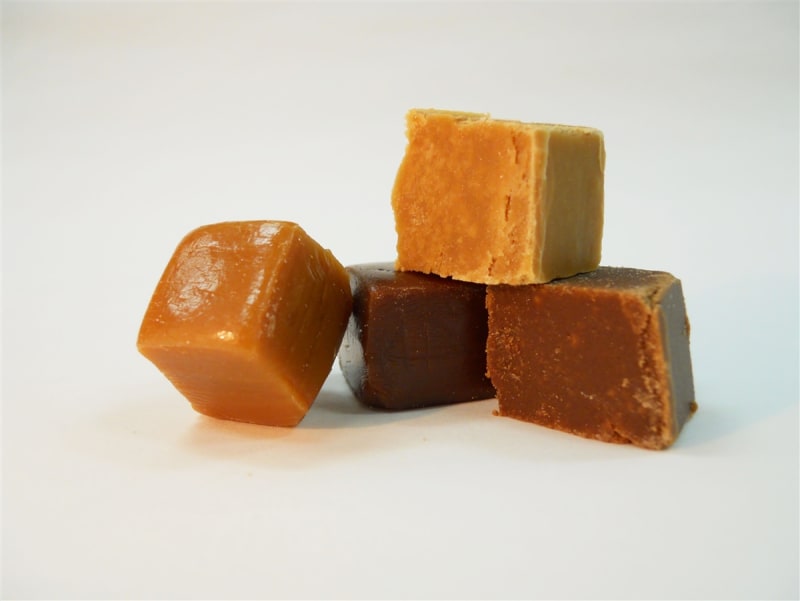 photo of Box of Velati's Sugary and Chewy Caramels without Nuts