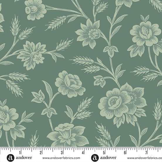 AUTUMN BOUQUET:  Gathering in Teal by Renee Nanneman
