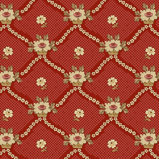ALWAYS AND FOREVER: LATTICE BASKETS in Crimson Red by Renee Nanneman
