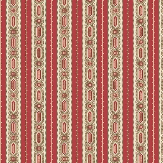 Cocoa Pink Moss Stripe in Clementine Red by Laundry Basket Quilts Cocoa Pink Moss Stripe in Clementine Red by Laundry Basket Quilts