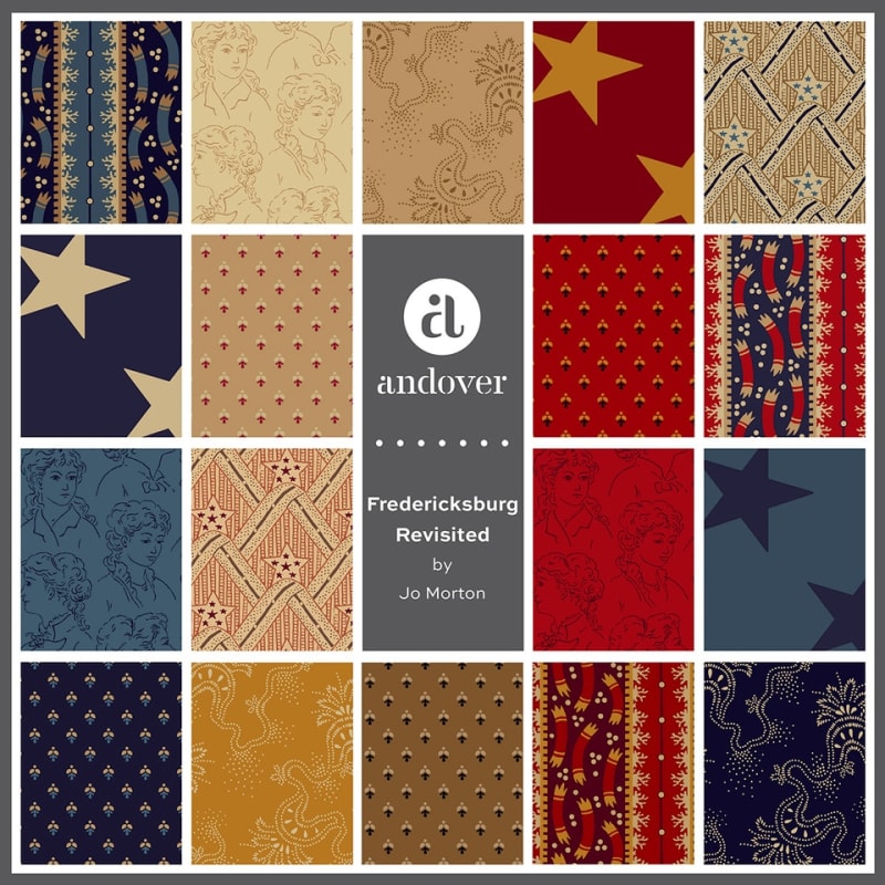 Fredericksburg Revisited by Jo Morton One Yard Bundle (24) by Jo Morton Fredericksburg Revisited by Jo Morton One Yard Bundle (24) by Jo Morton