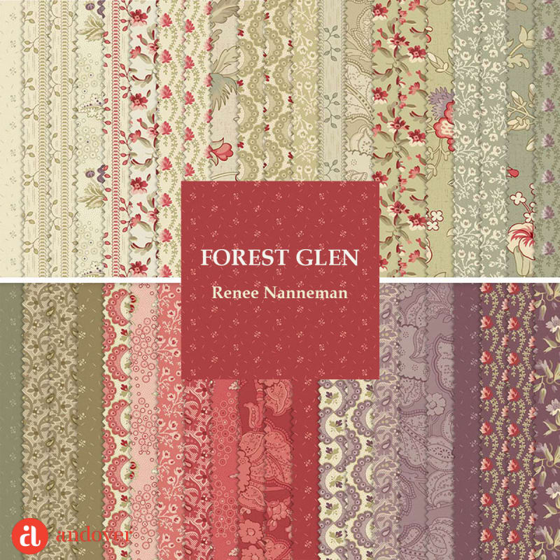 FOREST GLEN: Highlands A-10061-V Alpine Lichen Green by Renee Nanneman FOREST GLEN: Highlands A-10061-V Alpine Lichen Green by Renee Nanneman