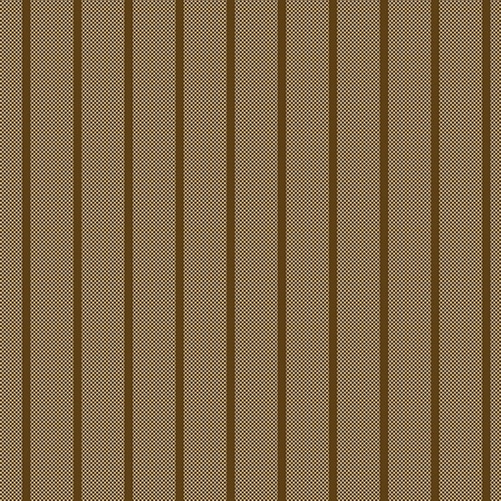 Glenfern Lodge Pencil Stripe Chocolate Brown by Max and Louise Glenfern Lodge Pencil Stripe Chocolate Brown by Max and Louise