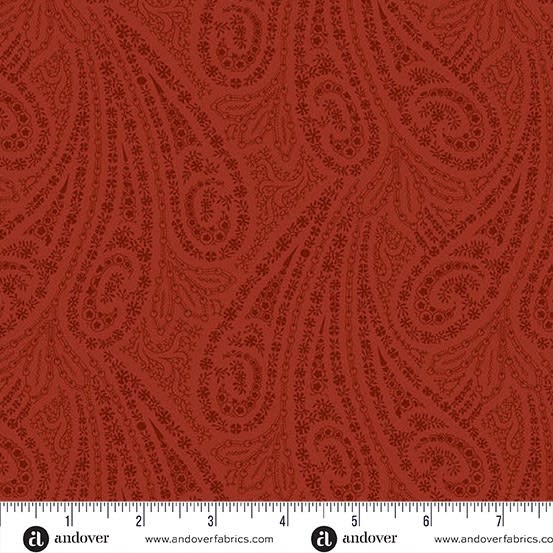 GRAND PAISLEY: Crimson Red by Jo Morton GRAND PAISLEY: Crimson Red by Jo Morton