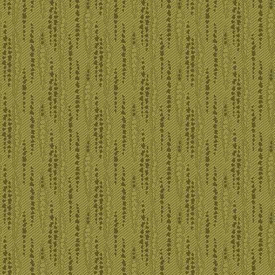 This shows a textured design that resembles the bark of a tree in a deep olive green. This shows a textured design that resembles the bark of a tree in a deep olive green.