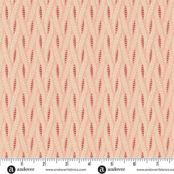 JINGLE BELL  Ribbon Candy in Peppermint Stick A-10361- EL  by Laundry Basket Quilts