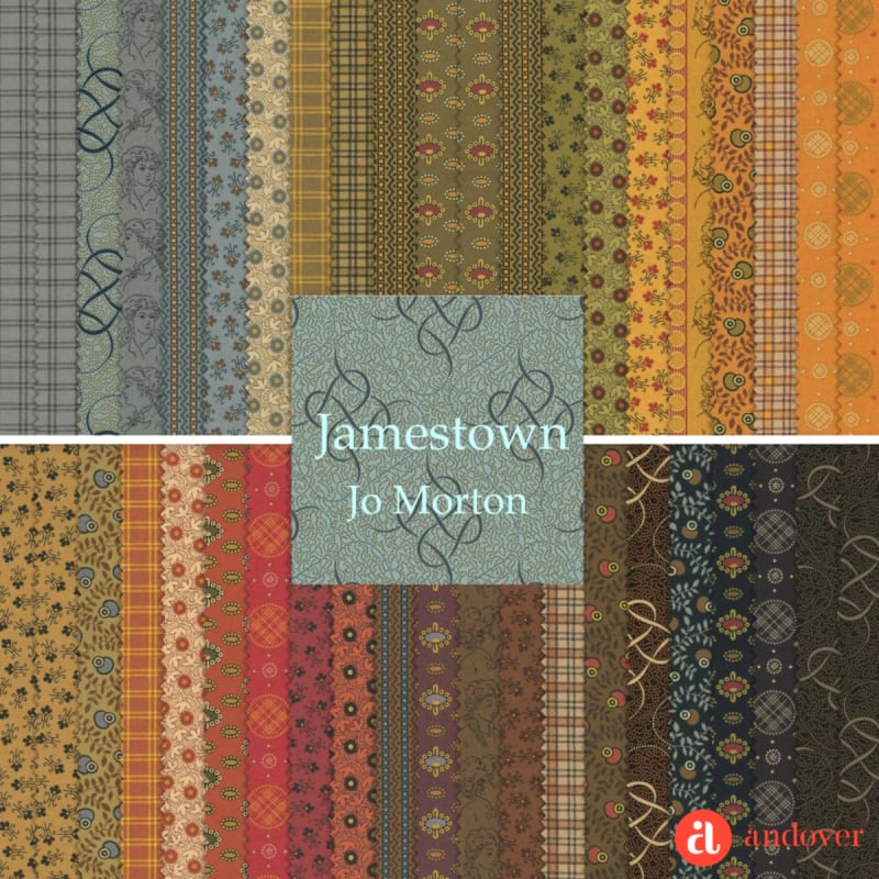 JAMESTOWN FAT QUARTER BUNDLE (37) by Jo Morton JAMESTOWN FAT QUARTER BUNDLE (37) by Jo Morton