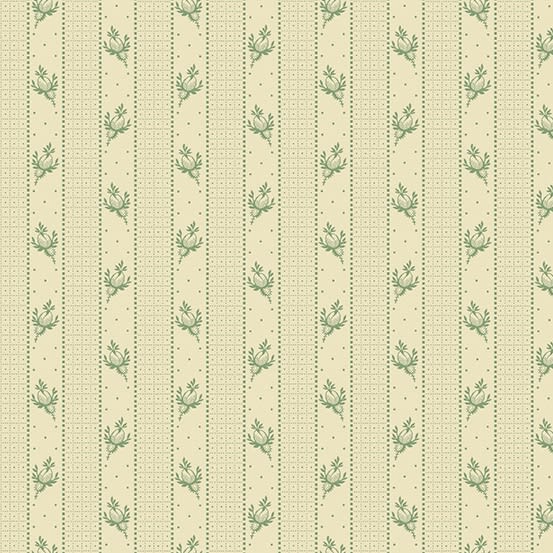 Le Chateau Provence Rosebud Stripe Green