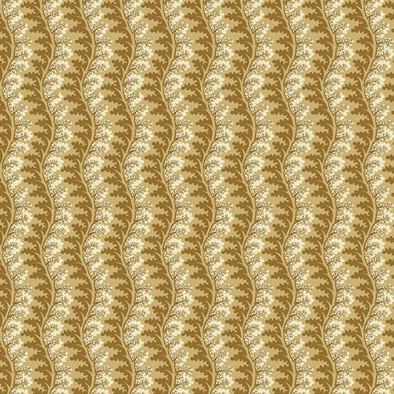 Oak Alley Serpentine Stripe in Tan by Di Ford-Hall Oak Alley Serpentine Stripe in Tan by Di Ford-Hall