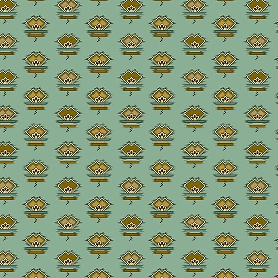 Rochester Foulard by Di Ford-Hall Teal