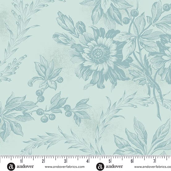 SEWING BIRD    Embroidery Sky Blue A-1603-B  by Laundry Basket Quilts
