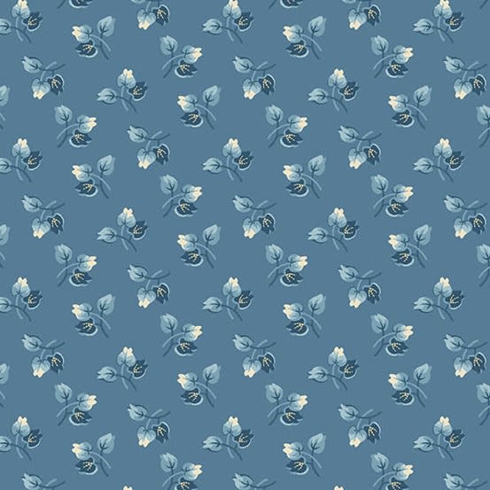 SPECIAL DELIVERY Laurel Stone Blue A-10481-B by Edyta Sitar  Laundry Basket Quilts