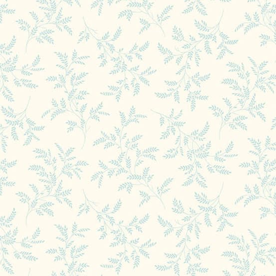 SPECIAL DELIVERY  Tree Fern Cornflower A-10484-L by Edyta Sitar  Laundry Basket Quilts