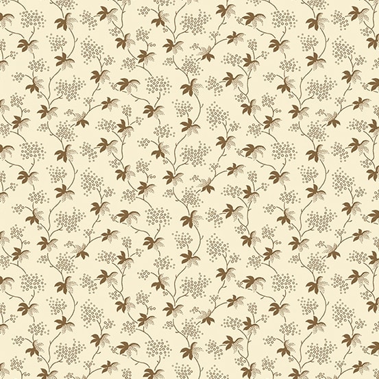 St. Leonard Julie Tropical Leaves in brown by Max and Louise St. Leonard Julie Tropical Leaves in brown by Max and Louise