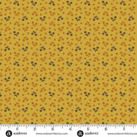TRUNK TREASURES: Gathering Chrome Yellow by Jo Morton TRUNK TREASURES: Gathering Chrome Yellow by Jo Morton
