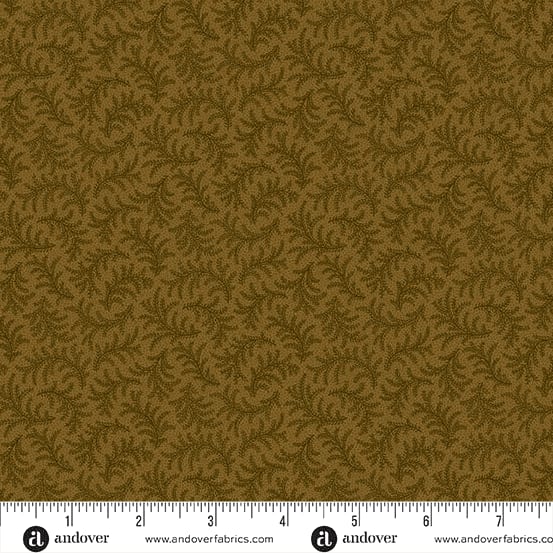 TRUNK TREASURES: Fir Boughs Bronze Brown by Jo Morton TRUNK TREASURES: Fir Boughs Bronze Brown by Jo Morton