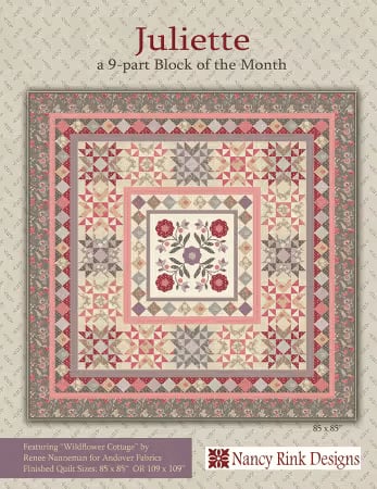 Juliette Quilt Block of the Month Pattern