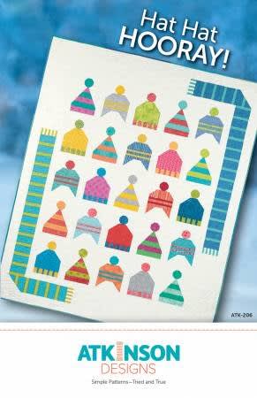 Hat Hat Hooray Quilt Pattern by Atkinson Designs
