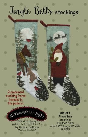 Jingle Bells Stockings Pattern by Bonnie Sullivan
