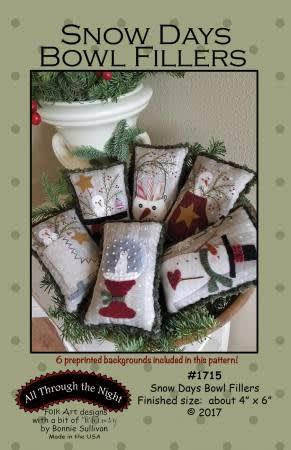 Snowy Day Bowl Fillers by Bonnie Sullivan