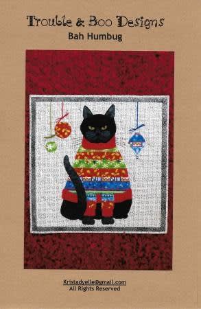 Bah Humbug Christmas Cat Quilt Pattern