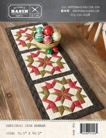Christmas Star Runner Pattern from Buttermilk Basin