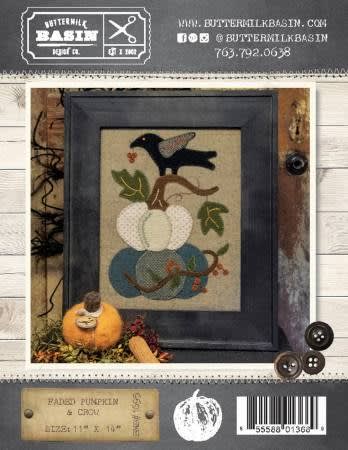 Faded Pumpkin & Crow Quilt Pattern