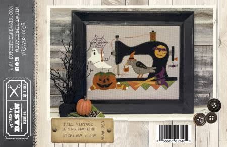 FALL Vintage Sewing Machine Pattern