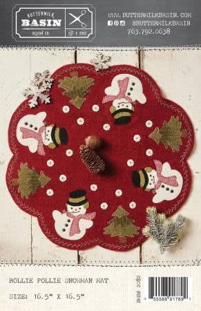 Rollie Pollie Snowman Mat from Buttermilk Basin