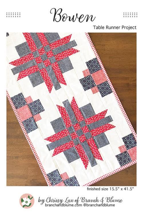 Bowen Table Runner Pattern by Branch & Blume