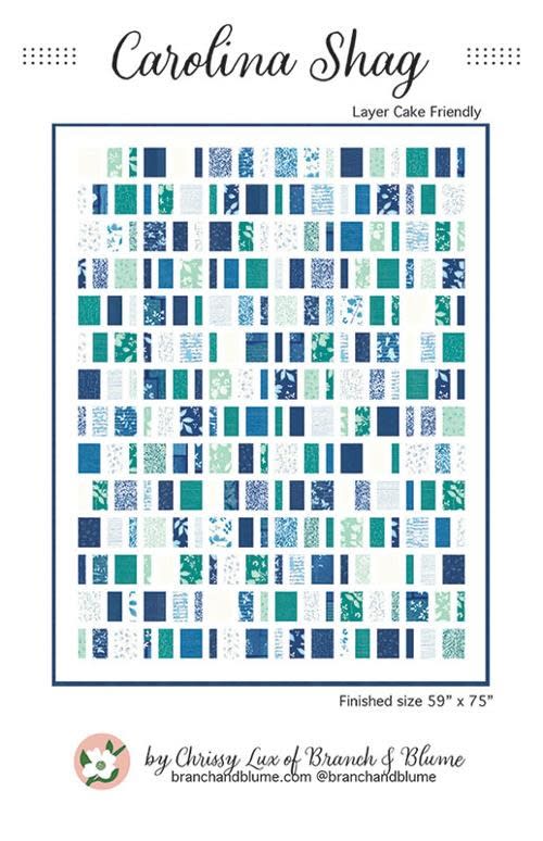 Carolina Shag Quilt Pattern by Branch & Blume