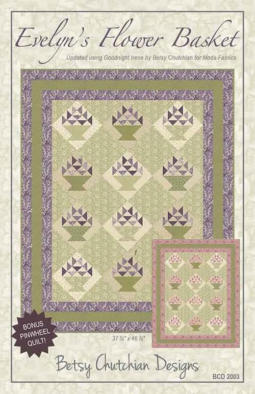 Evelyn's Flower Basket Quilt Pattern by Betsy Chutchian