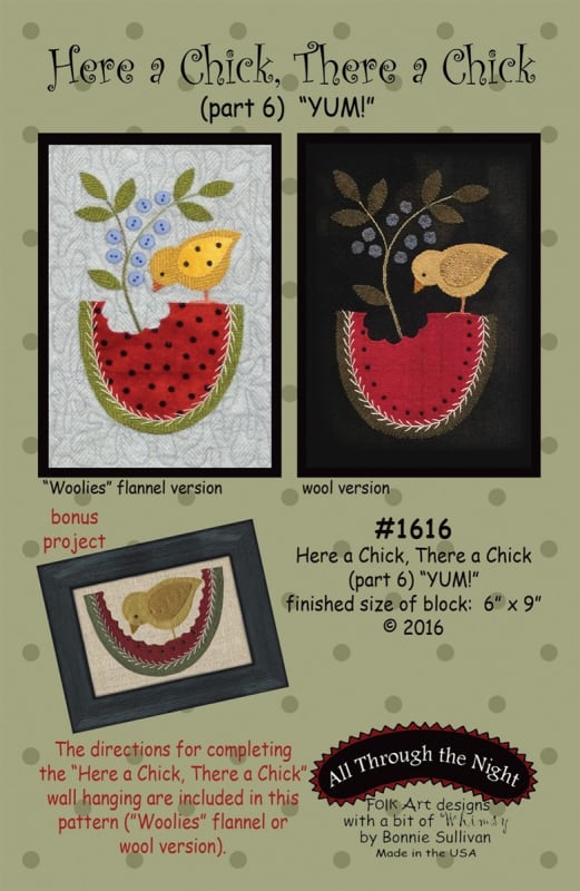 Here A Chick, There A Chick- #6 Quilt Pattern by Bonnie Sullivan