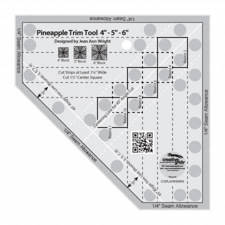 Creative Grids  Mini Pineapple Trim Tool # CGRJAW3MINI