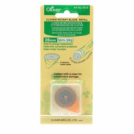 CLOVER 28mm Rotary Cutter Replacement Blade 5 Ct