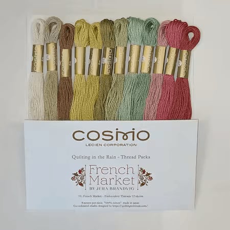 Cosmo FRENCH MARKET Embroidery Floss Pack (12 skeins)
