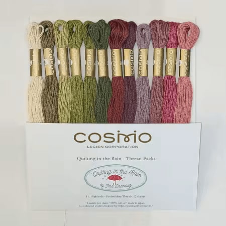 Cosmo Highland Embroidery Floss Pack (12 skeins)