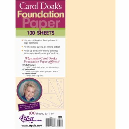 Carol Doak's Foundation Paper