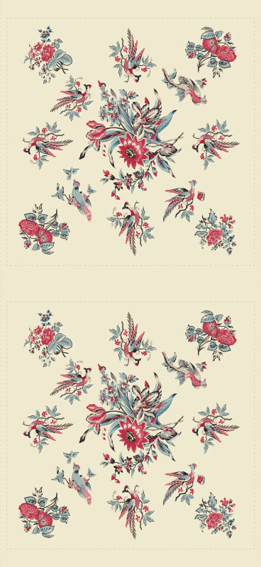 PEASHOLME GREEN: AYLA PANEL-SET OF  2