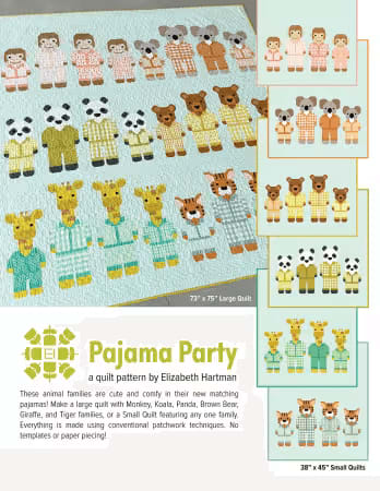 PAJAMA PARTY Quilt Pattern by Elizabeth Hartman